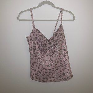 Lovers + Friends Pink and Silver Cami